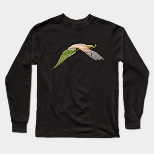 Female Kestrel on the hunt Long Sleeve T-Shirt